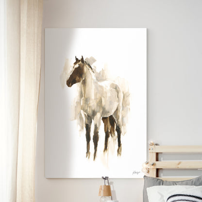 Rustic Horse II -Premium Gallery Wrapped Canvas