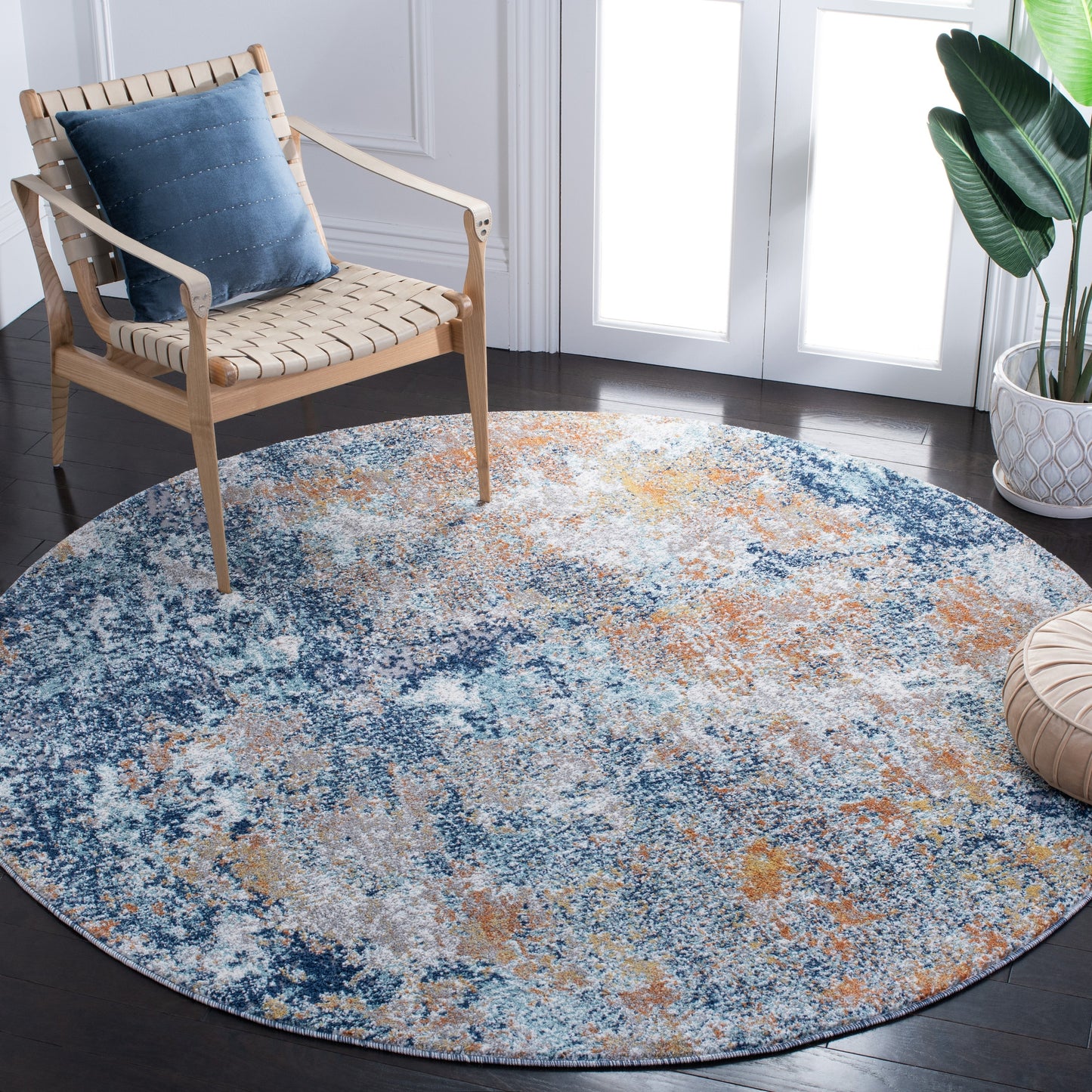 SAFAVIEH Aston Shahide Modern Abstract Rug