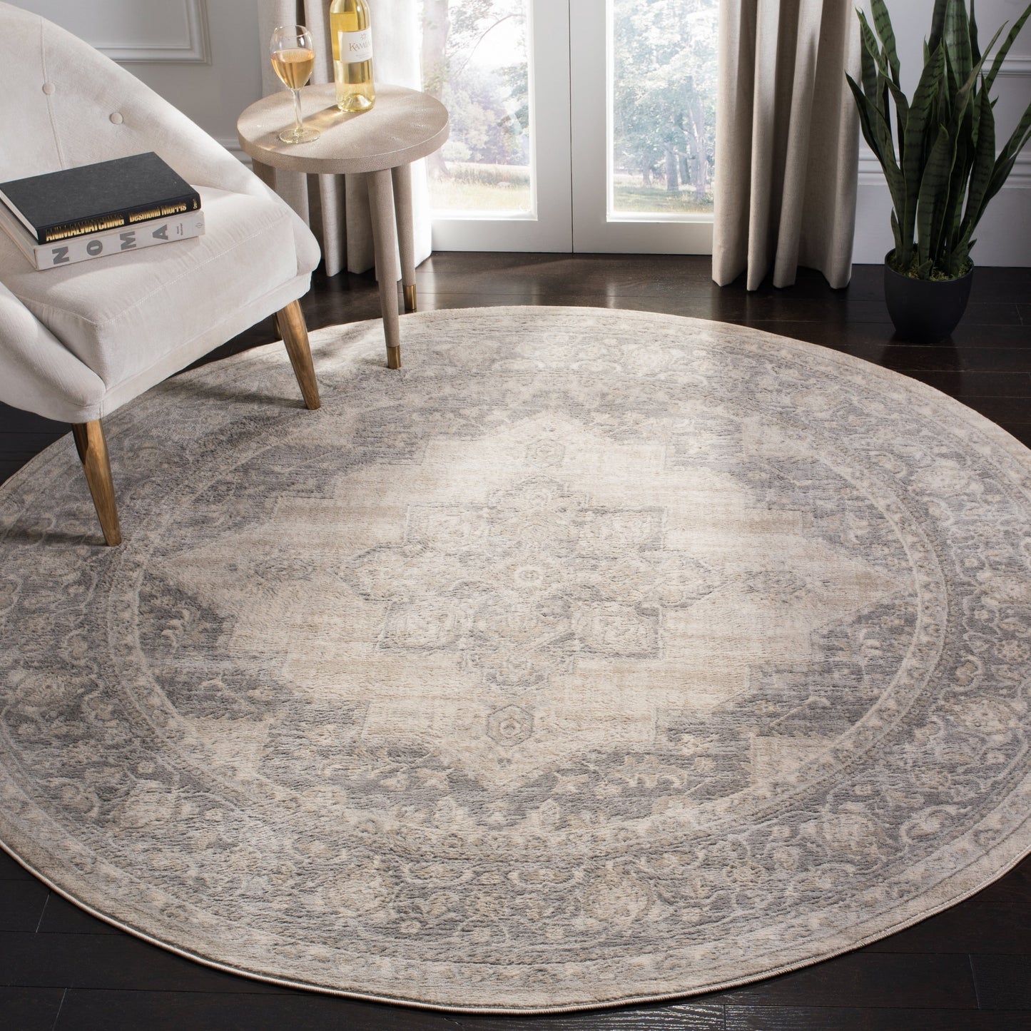 SAFAVIEH Brentwood Vassiliki Traditional Oriental Medallion Rug