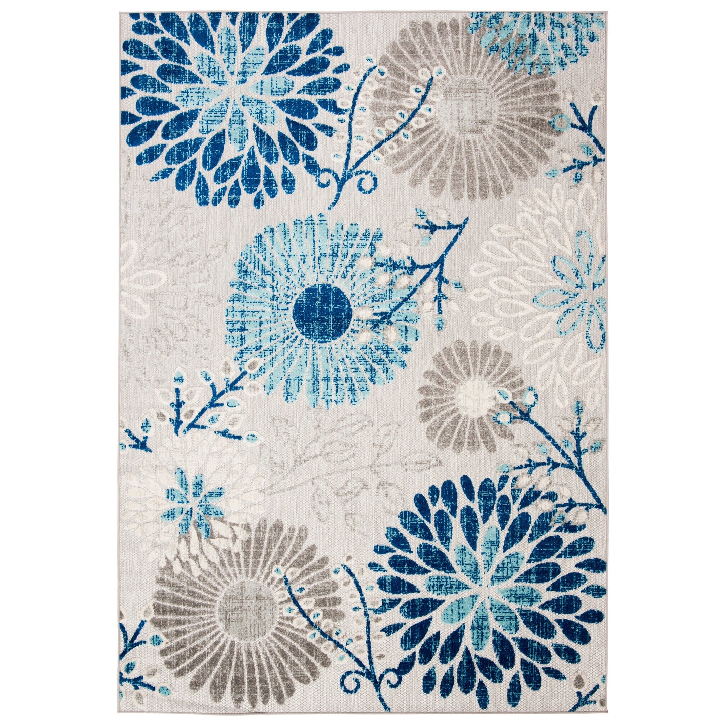 SAFAVIEH Cabana Hillechien Indoor/ Outdoor Waterproof Patio Floral Rug