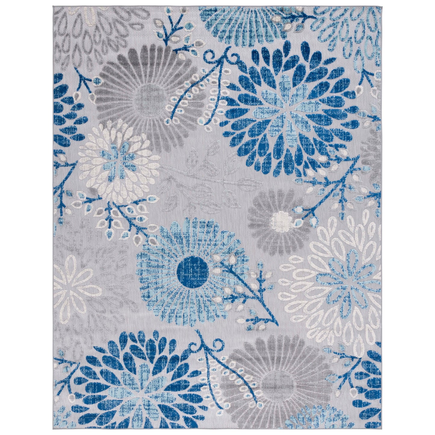 SAFAVIEH Cabana Hillechien Indoor/ Outdoor Waterproof Patio Floral Rug