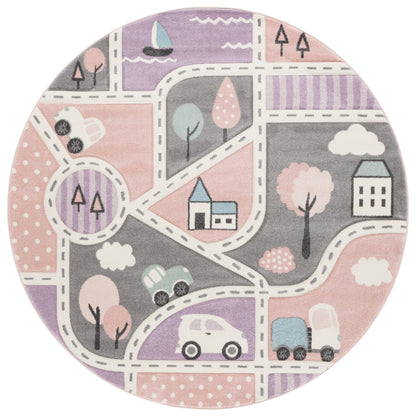 SAFAVIEH Carousel Kids Lumnie Neighborhood Rug