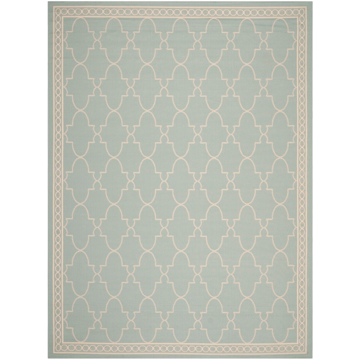 SAFAVIEH Courtyard Janell Trellis Indoor/ Outdoor Waterproof Patio Backyard Rug