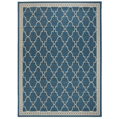 SAFAVIEH Courtyard Janell Trellis Indoor/ Outdoor Waterproof Patio Backyard Rug