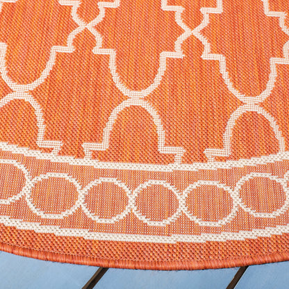 SAFAVIEH Courtyard Janell Trellis Indoor/ Outdoor Waterproof Patio Backyard Rug