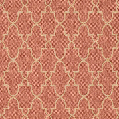 SAFAVIEH Courtyard Janell Trellis Indoor/ Outdoor Waterproof Patio Backyard Rug