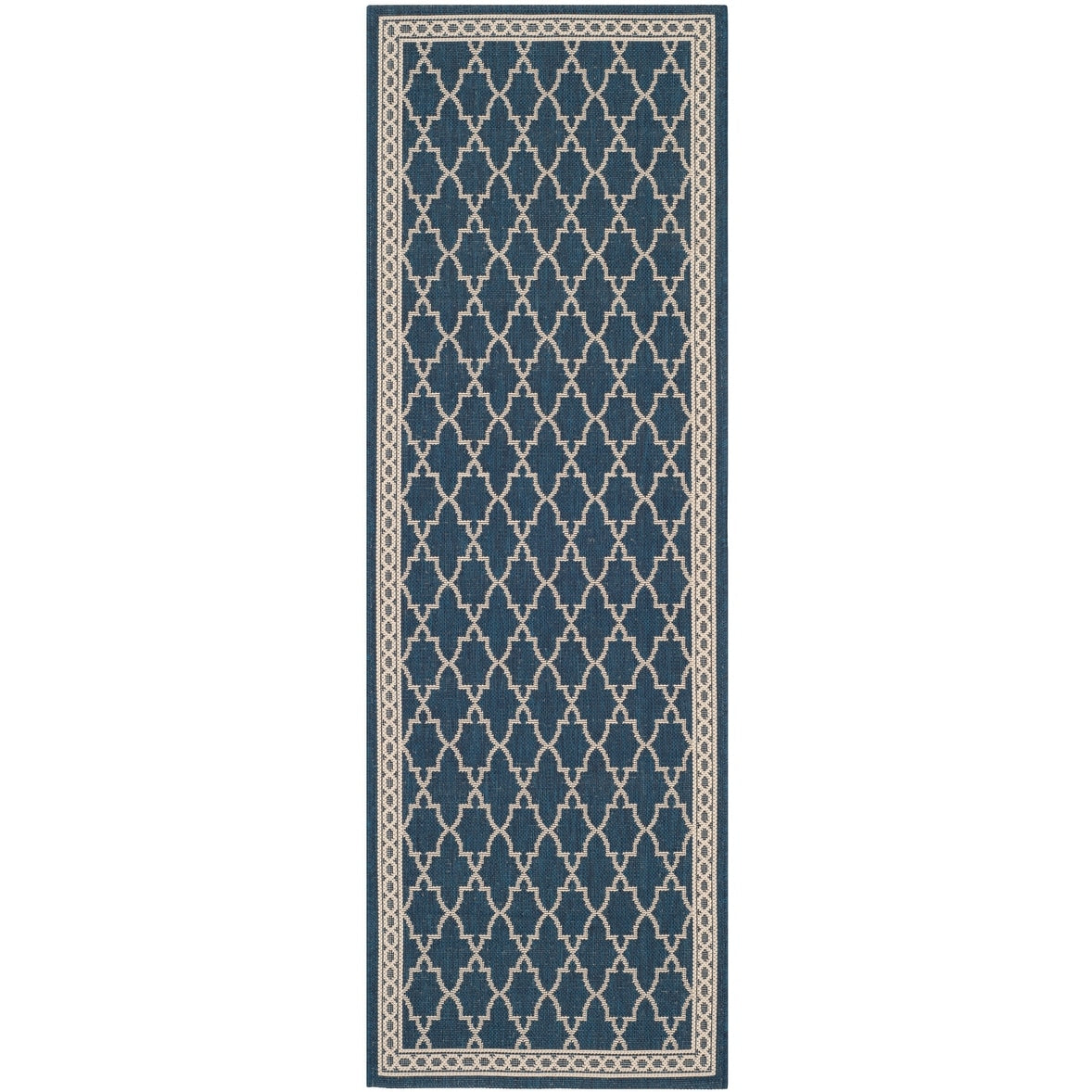 SAFAVIEH Courtyard Janell Trellis Indoor/ Outdoor Waterproof Patio Backyard Rug