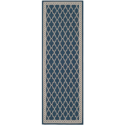 SAFAVIEH Courtyard Janell Trellis Indoor/ Outdoor Waterproof Patio Backyard Rug