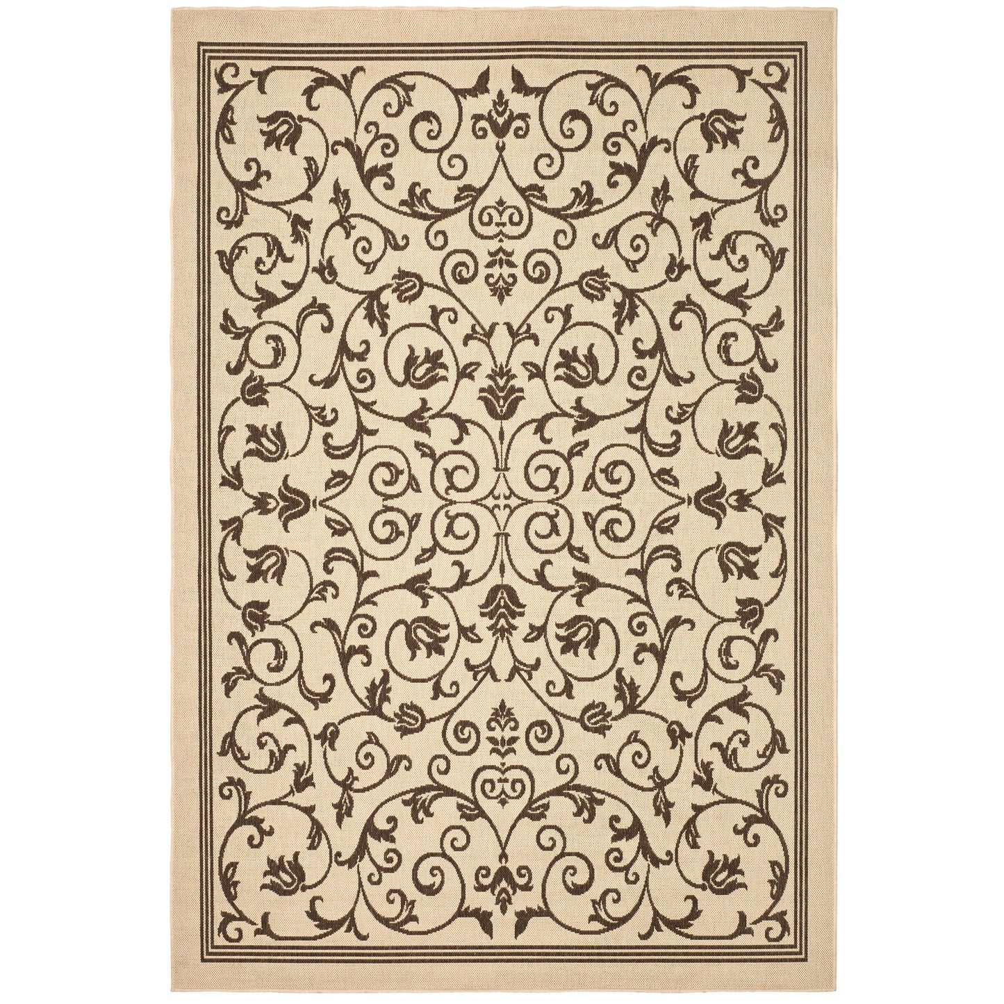 SAFAVIEH Courtyard Miljeta Indoor/ Outdoor Waterproof Patio Backyard Rug