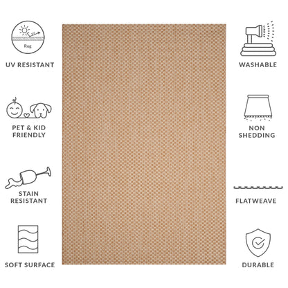 SAFAVIEH Courtyard Ragini Indoor/Outdoor Waterproof Patio Backyard Rug