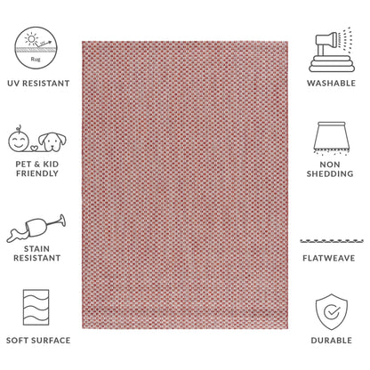 SAFAVIEH Courtyard Ragini Indoor/Outdoor Waterproof Patio Backyard Rug