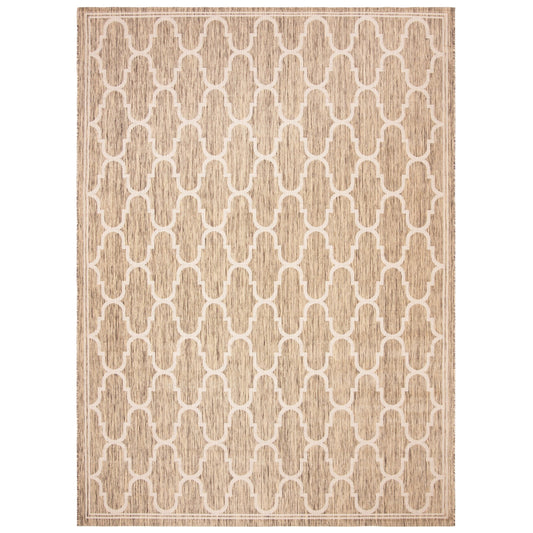 SAFAVIEH Courtyard Sufia Waterproof Trellis Backyard Patio Rug