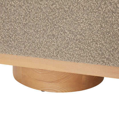 Banc de rangement SAFAVIEH Couture Sunneva Boucle - 155 cm L x 51 cm P x 48 cm H - 155Lx51Px48H