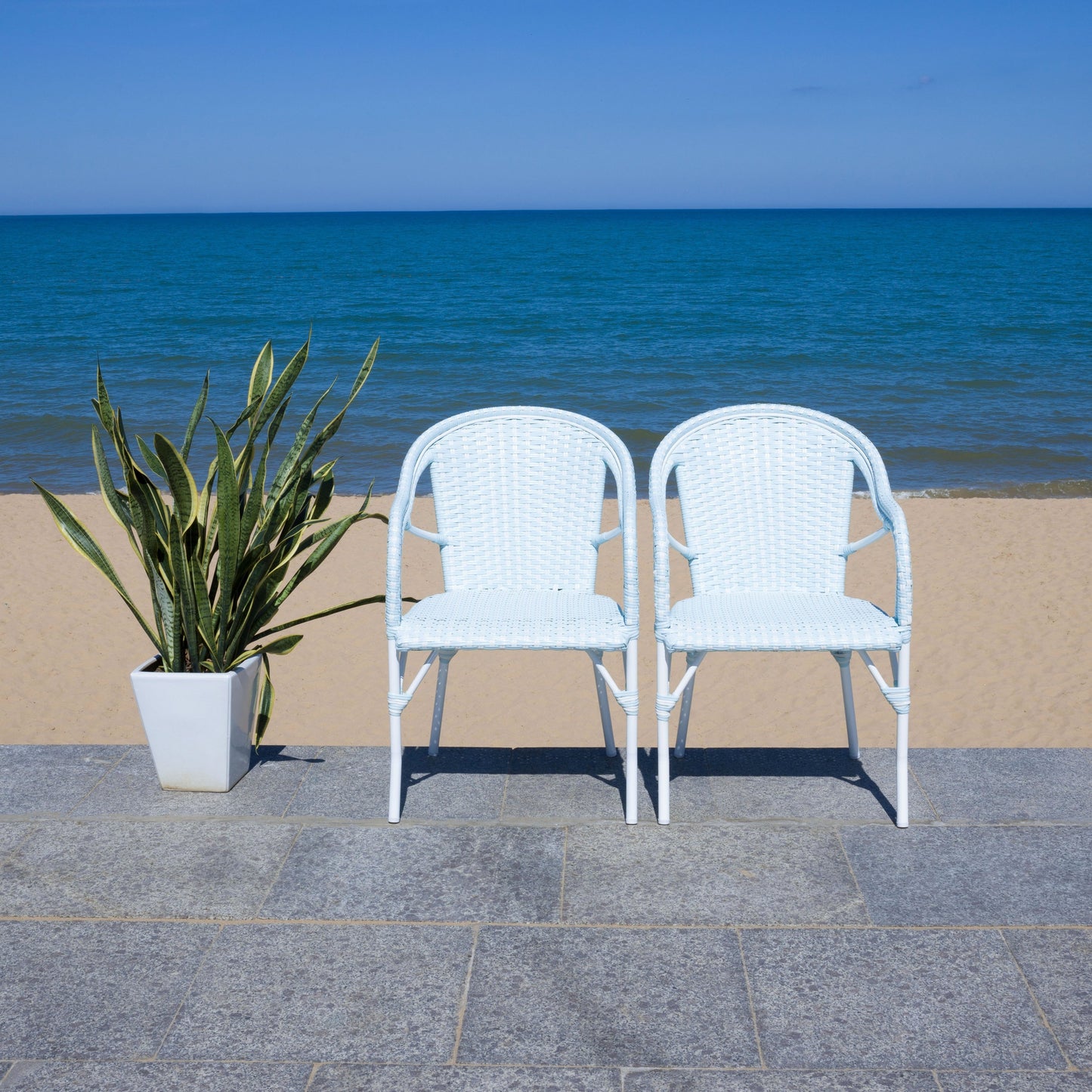 Fauteuil à accoudoirs SAFAVIEH Doreth (lot de 2) - 23L x 36P x 25H