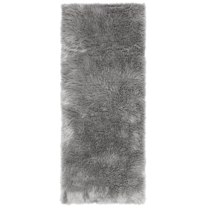 SAFAVIEH Faux Sheep Silke Skin 2.4-inch Thick Rug