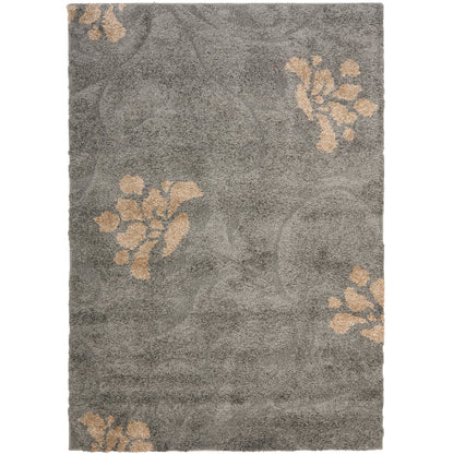 SAFAVIEH Florida Shag Ariette Floral Scroll 1.2-inch Thick Rug
