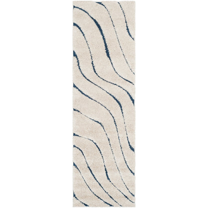 SAFAVIEH Florida Shag Borbala Soft Serene Waves 1.2-inch Thick