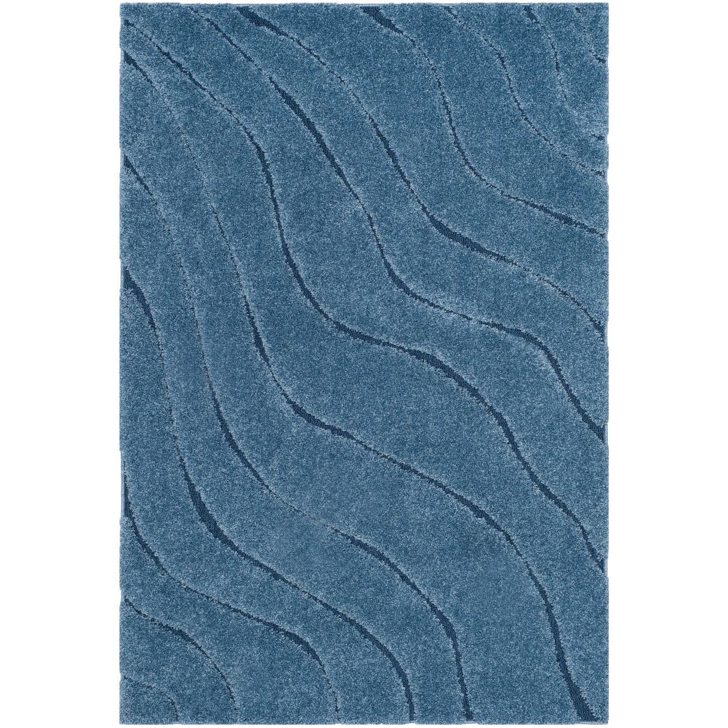 SAFAVIEH Florida Shag Borbala Soft Serene Waves 1.2-inch Thick