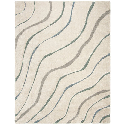 SAFAVIEH Florida Shag Borbala Soft Serene Waves 1.2-inch Thick
