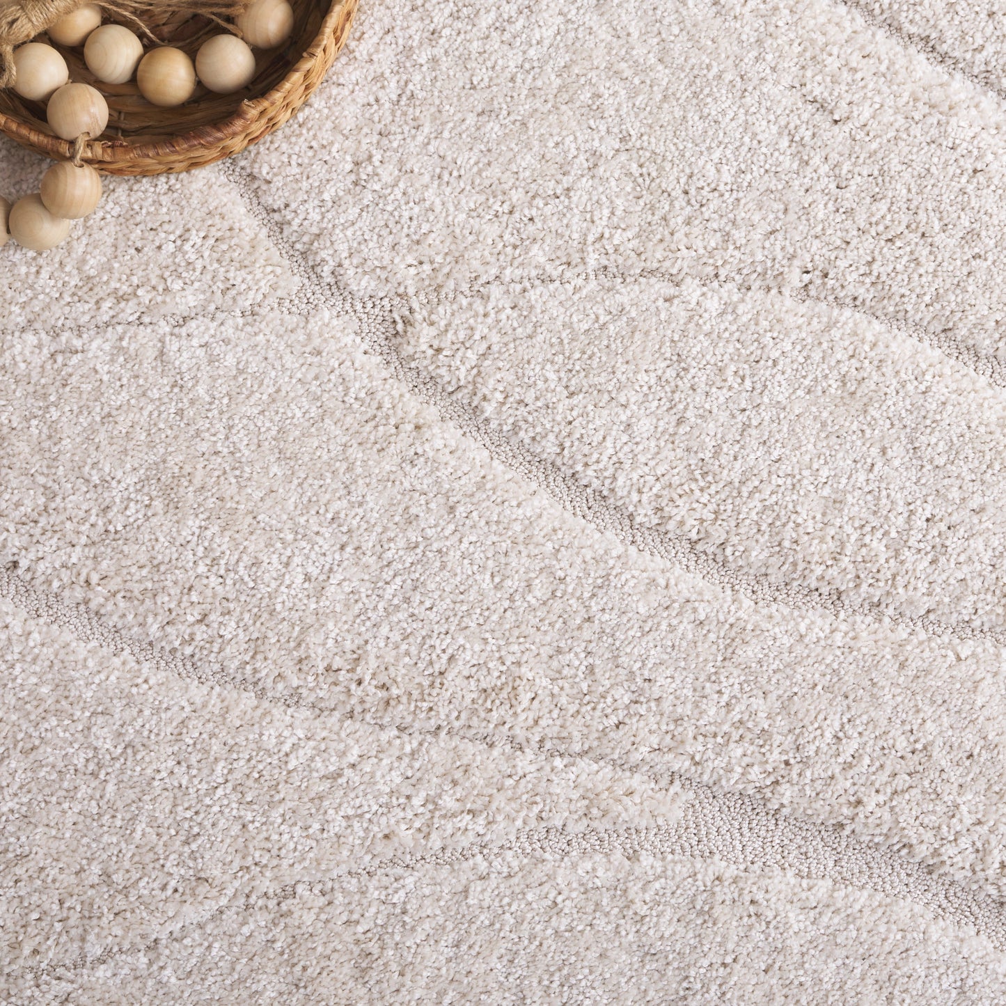 SAFAVIEH Florida Shag Staka Abstract Waves 1.2-inch Area Rug