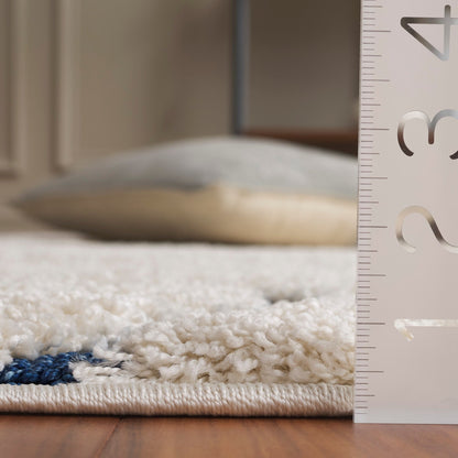 SAFAVIEH Florida Shag Staka Abstract Waves 1.2-inch Area Rug