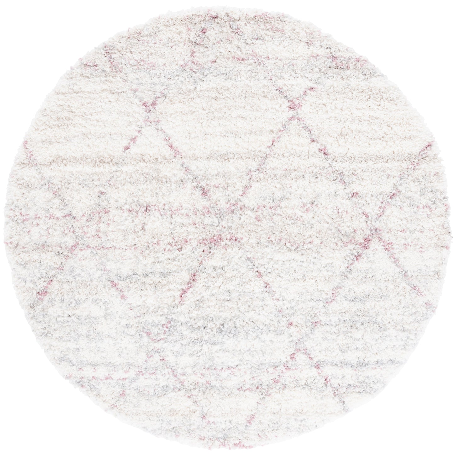 SAFAVIEH Fontana Shag Marye Modern Trellis 2-inch Thick Rug