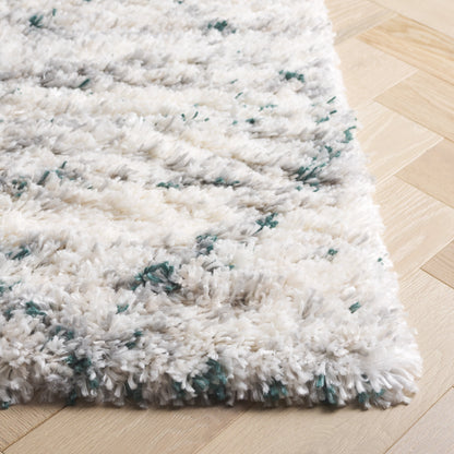 SAFAVIEH Fontana Shag Marye Modern Trellis 2-inch Thick Rug