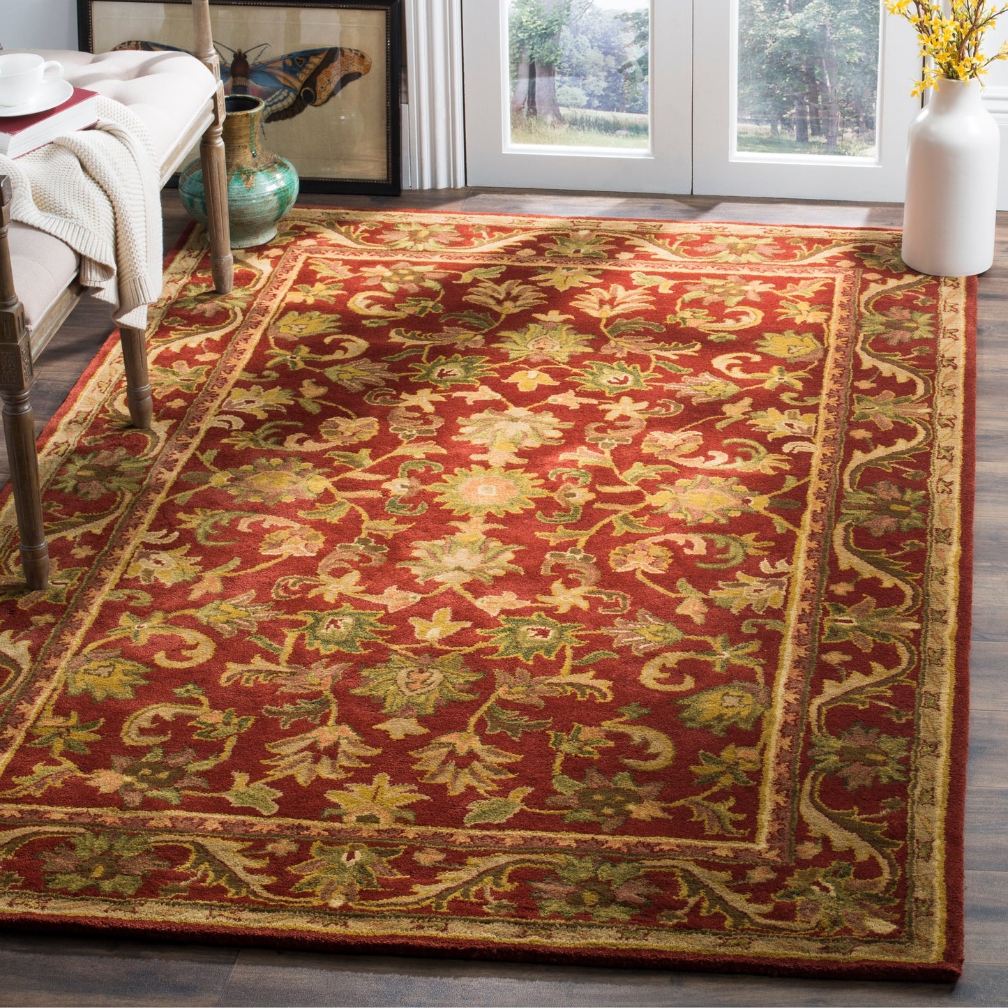 SAFAVIEH Handmade Antiquity Talvikki Traditional Oriental Wool Rug