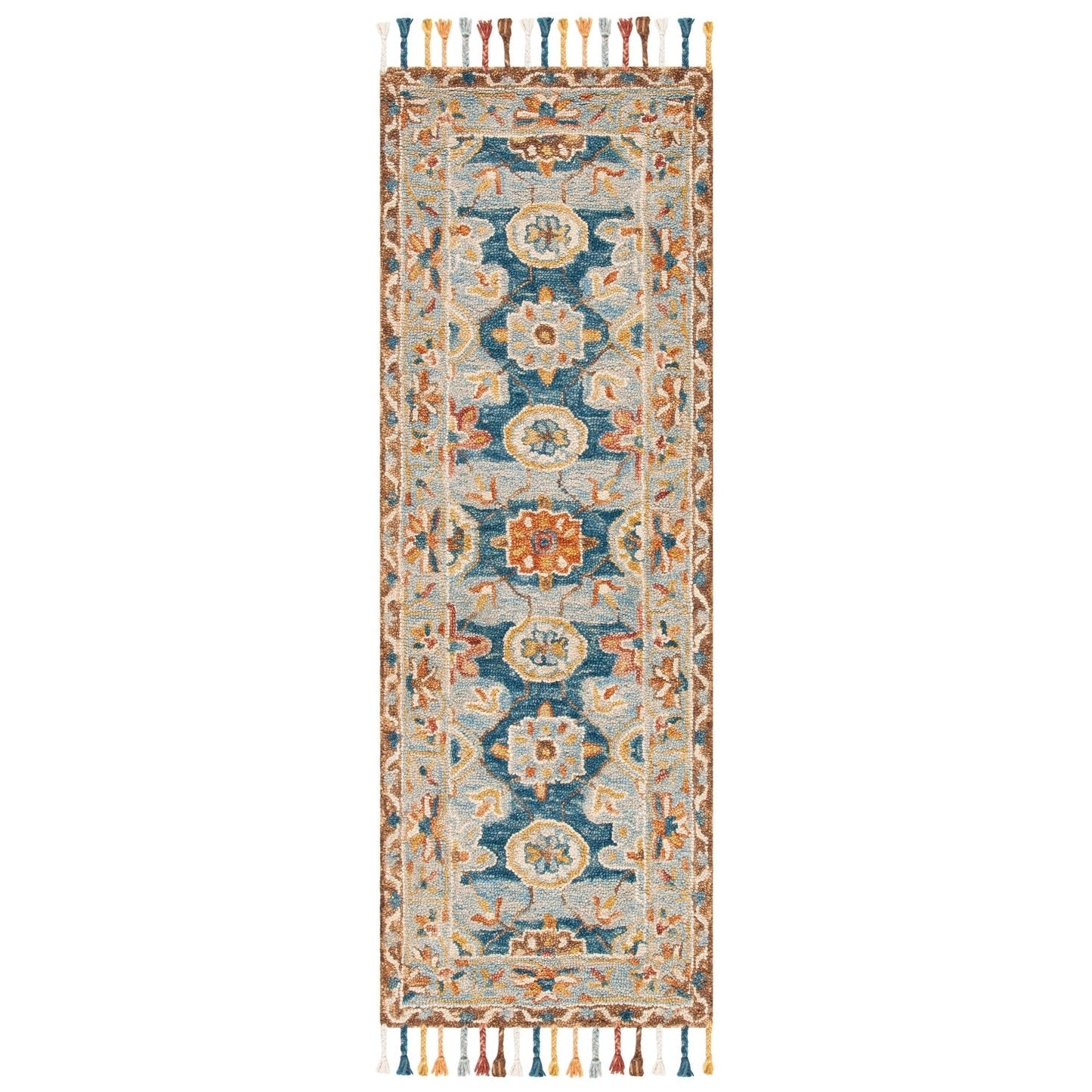 SAFAVIEH Handmade Aspen Kimm Boho Tassel Wool Rug