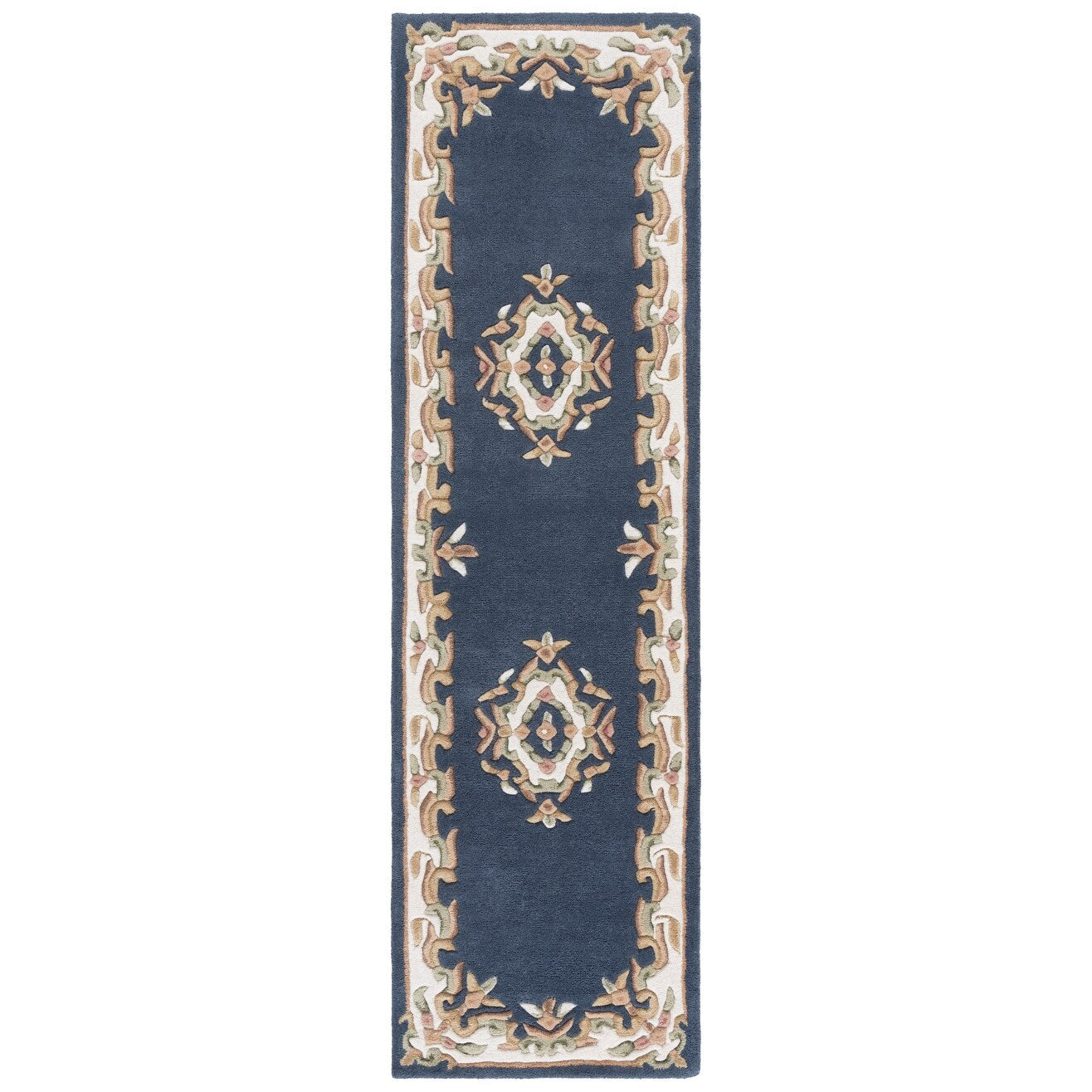 SAFAVIEH Handmade Aubusson Hale Traditional Wool Rug.