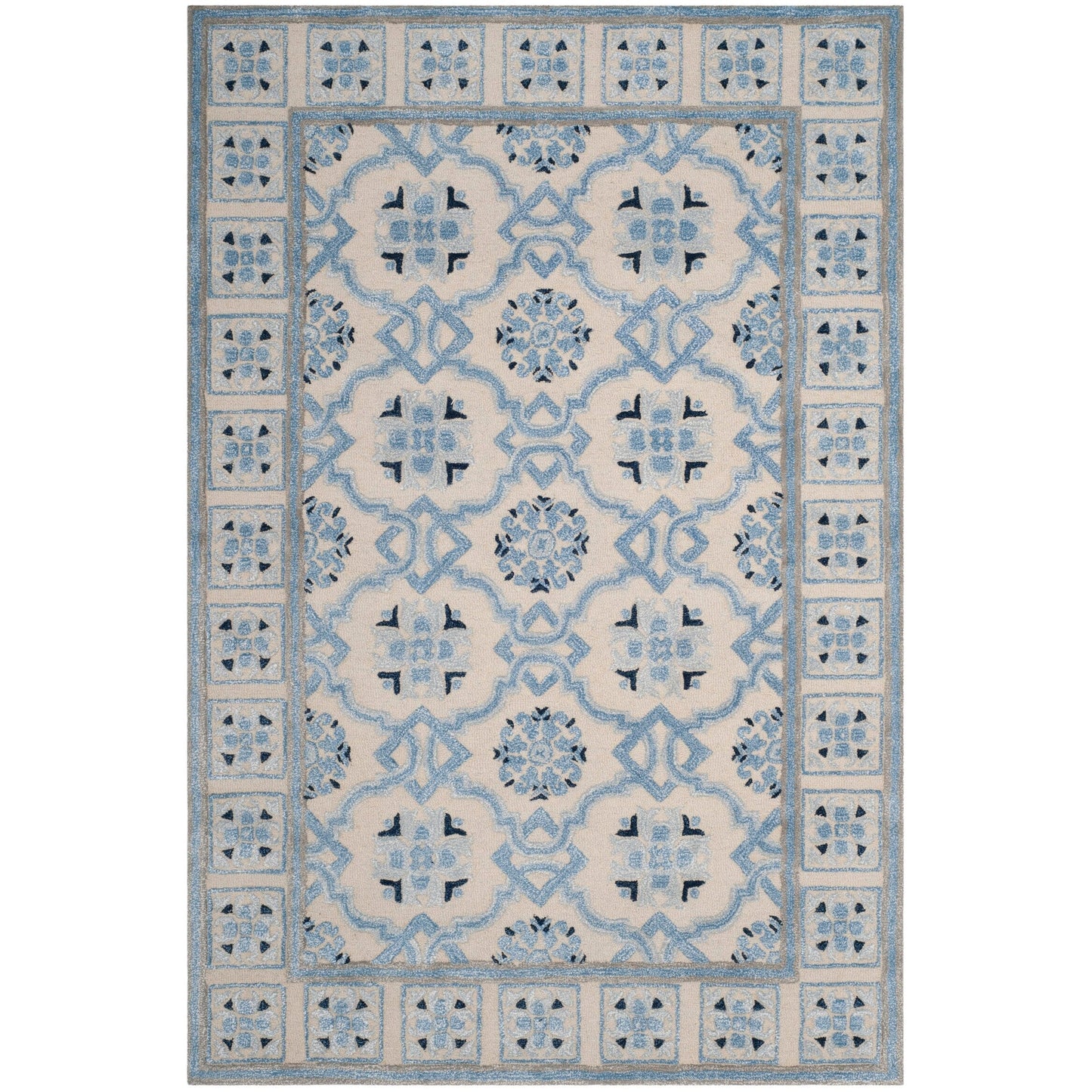 SAFAVIEH Handmade Bella Rodica Modern Floral Wool Rug