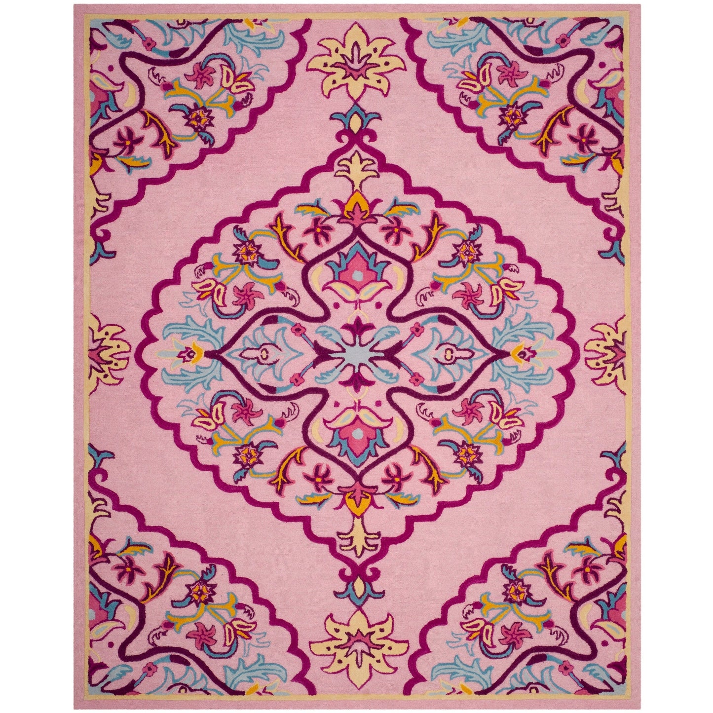 SAFAVIEH Handmade Bellagio Cailin Medallion Wool Rug