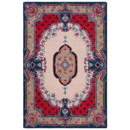 SAFAVIEH Handmade Bellagio Tatevik Oriental Medallion Wool Rug