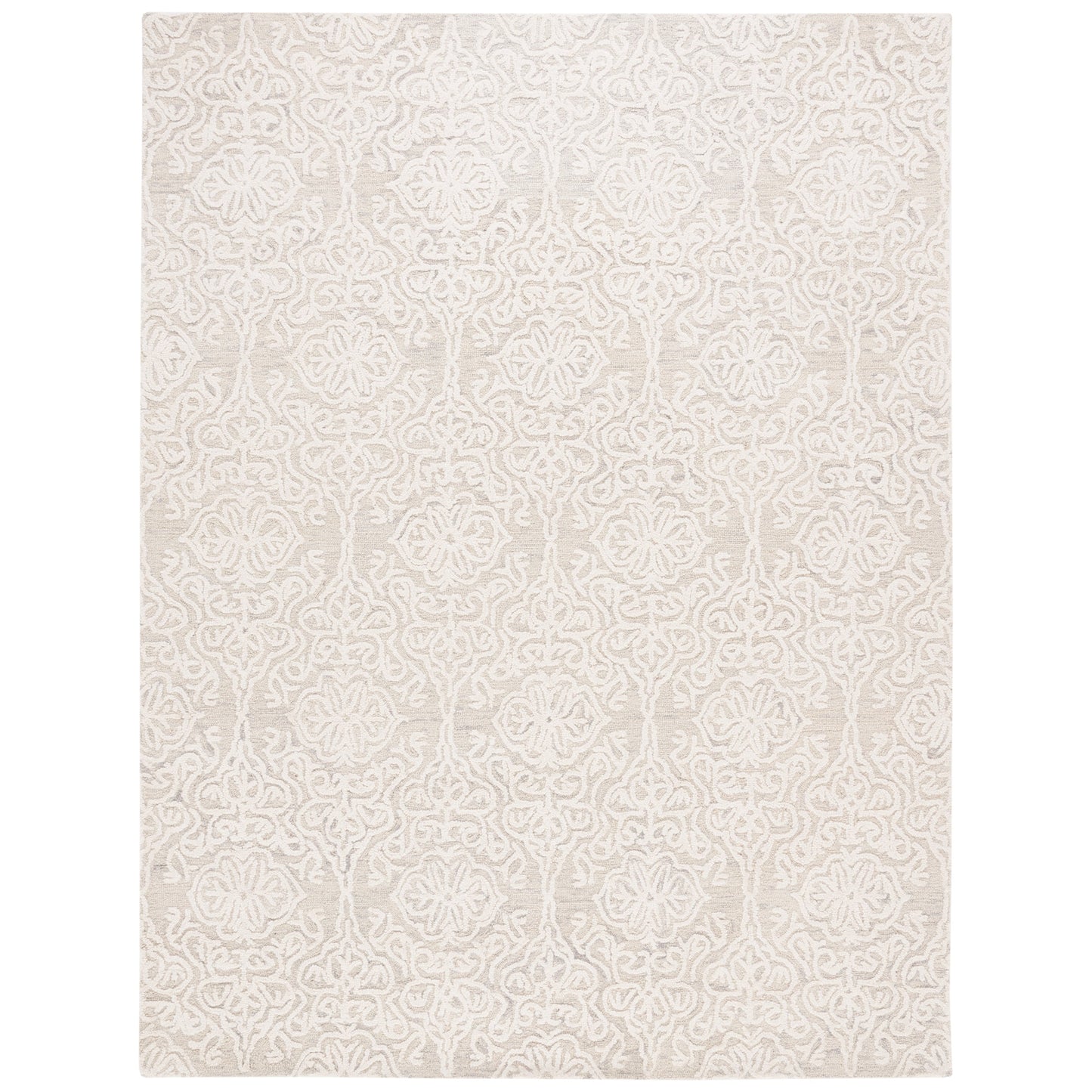 SAFAVIEH Handmade Blossom Cateluta Modern Floral Wool Rug