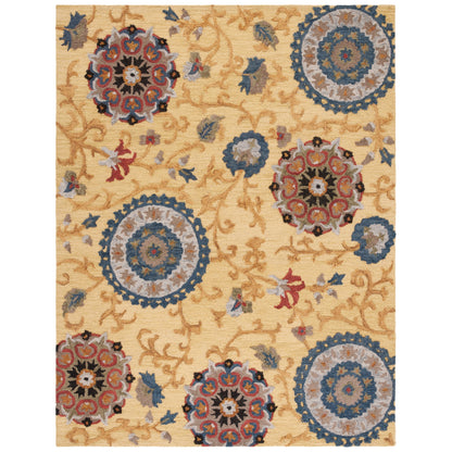 SAFAVIEH Handmade Blossom Maaret Modern Floral Wool Rug