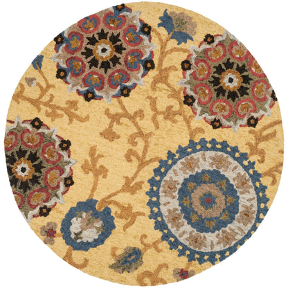 SAFAVIEH Handmade Blossom Maaret Modern Floral Wool Rug