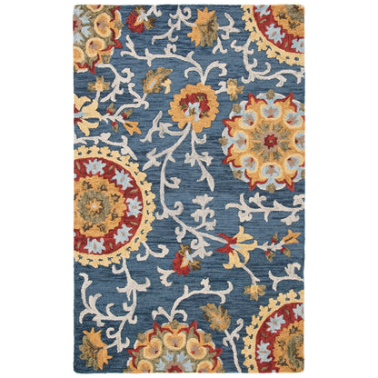 SAFAVIEH Handmade Blossom Maaret Modern Floral Wool Rug
