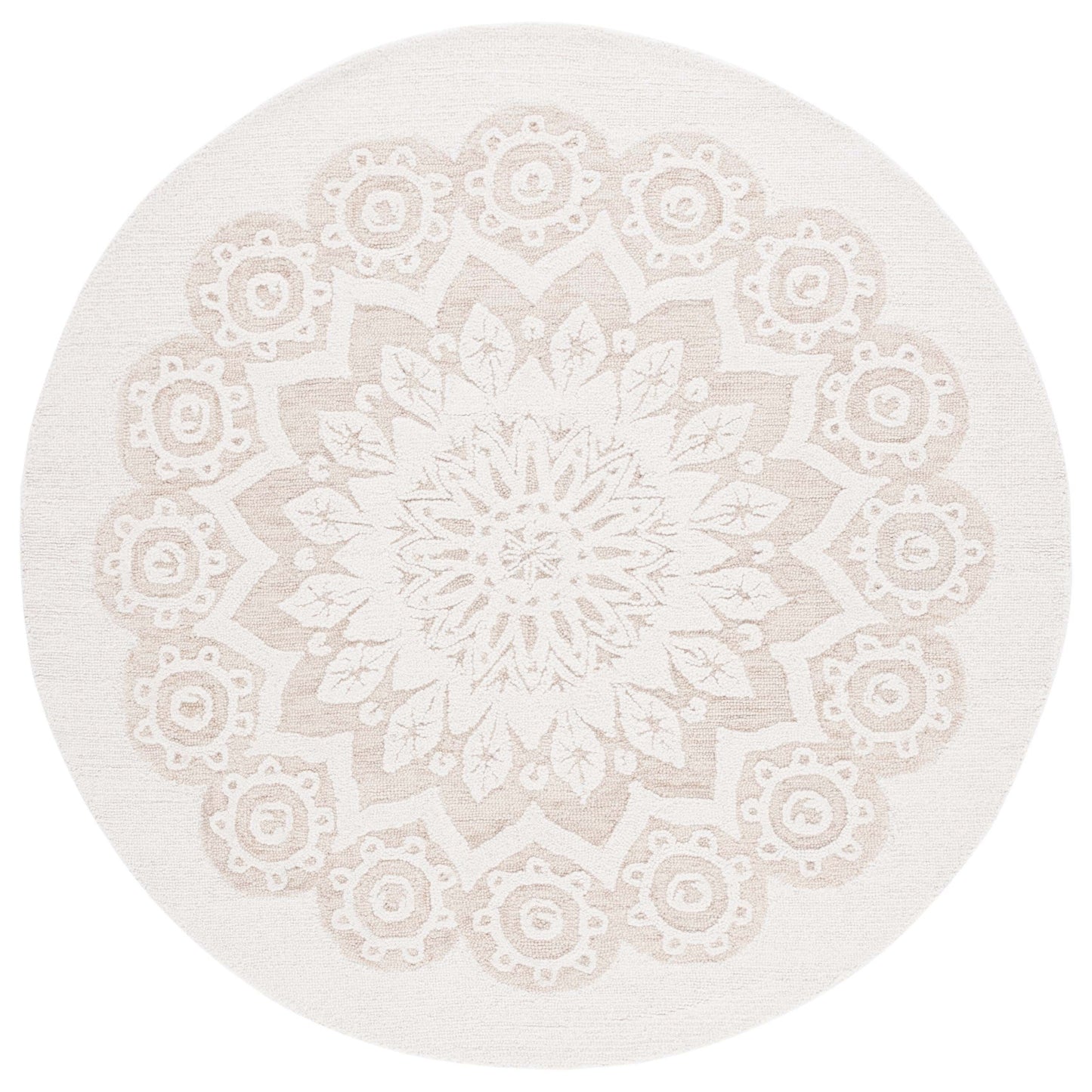 SAFAVIEH Handmade Blossom Oriella Modern Floral Wool Rug