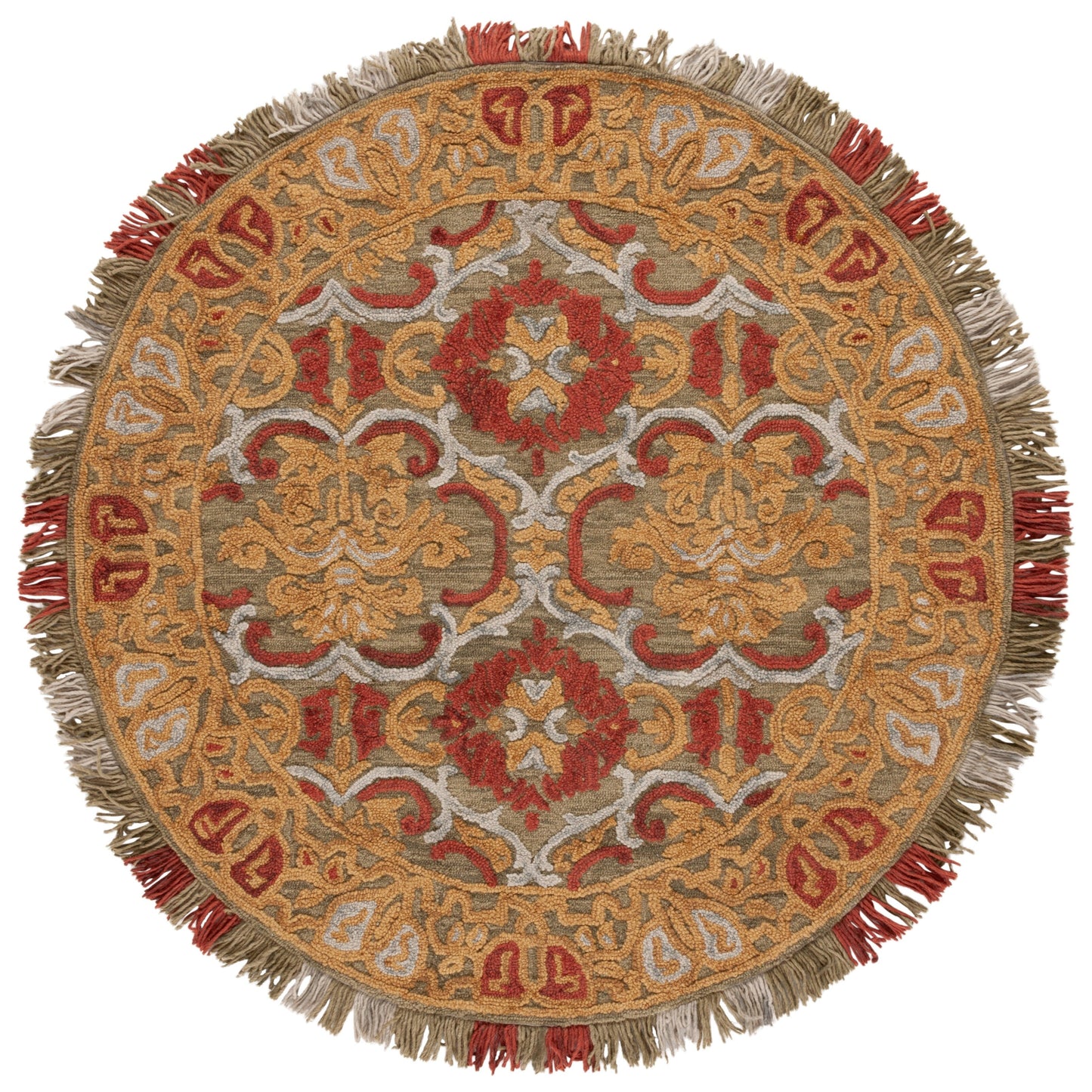 SAFAVIEH Handmade Blossom Porzia Floral Wool Rug