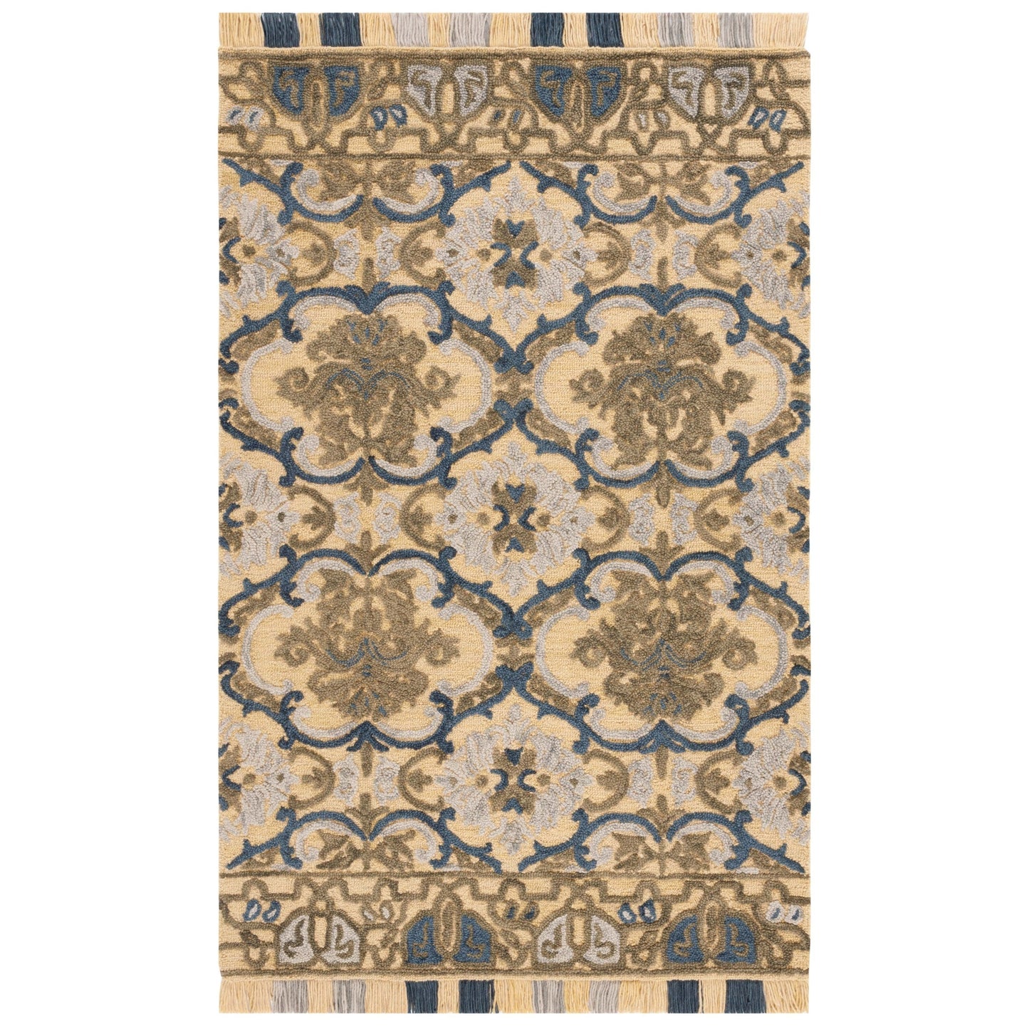 SAFAVIEH Handmade Blossom Porzia Floral Wool Rug