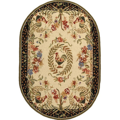 SAFAVIEH Handmade Chelsea Asmaa French Country Rooster Wool Rug