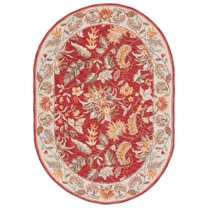 SAFAVIEH Handmade Chelsea Malda French Country Floral Wool Rug