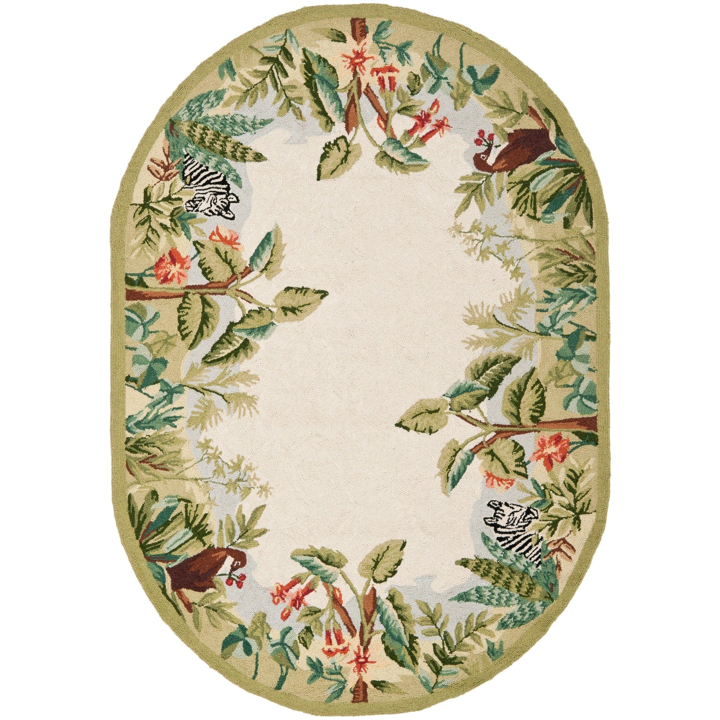 SAFAVIEH Handmade Chelsea Margrieta French Country Wool Rug