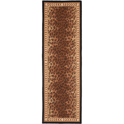 SAFAVIEH Handmade Chelsea Solar Garden Leopard French Country Wool Rug