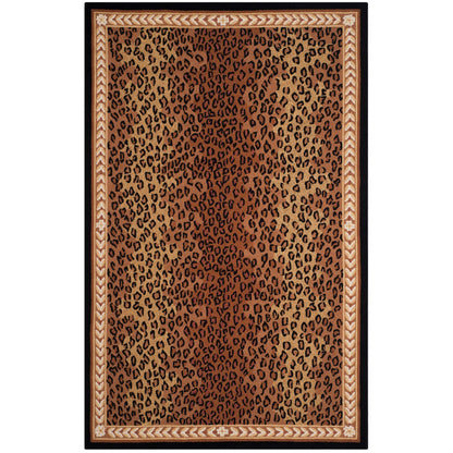 SAFAVIEH Handmade Chelsea Solar Garden Leopard French Country Wool Rug