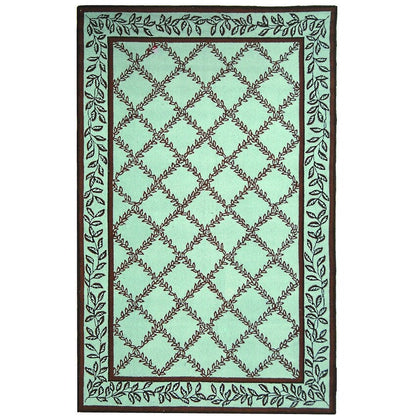 SAFAVIEH Handmade Chelsea Sunstripe Trellis French Country Wool Rug