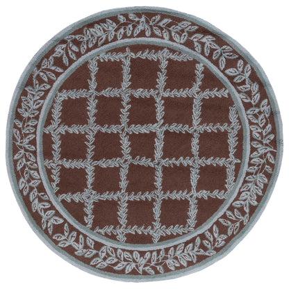 SAFAVIEH Handmade Chelsea Sunstripe Trellis French Country Wool Rug