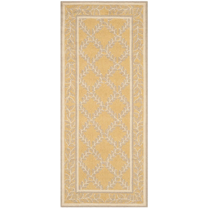 SAFAVIEH Handmade Chelsea Sunstripe Trellis French Country Wool Rug