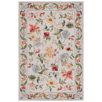 SAFAVIEH Handmade Chelsea Yauhenia French Country Floral Wool Rug