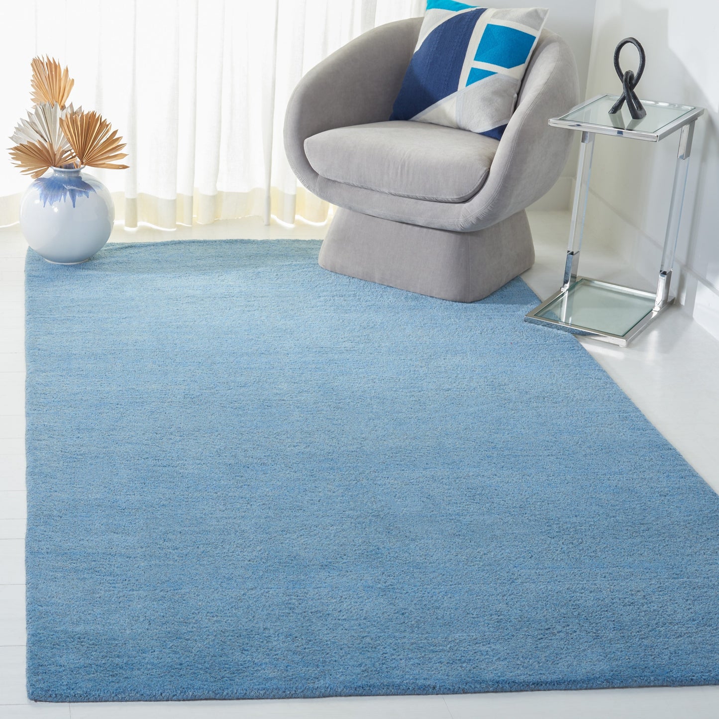 SAFAVIEH Handmade Himalaya Colorweave Plaid Modern Wool Rug